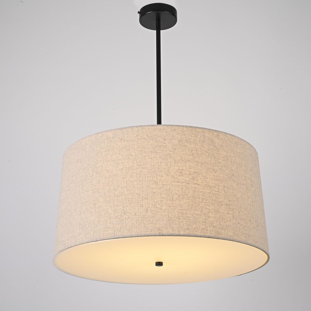 Подвесной светильник RH ROUND Linen Shade Pendant