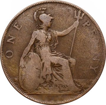 1 пенни 1911-1926 Великобритания