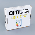Citilux Омега CLD50K152 LED Встраиваемый светильник с диммером Чёрный
