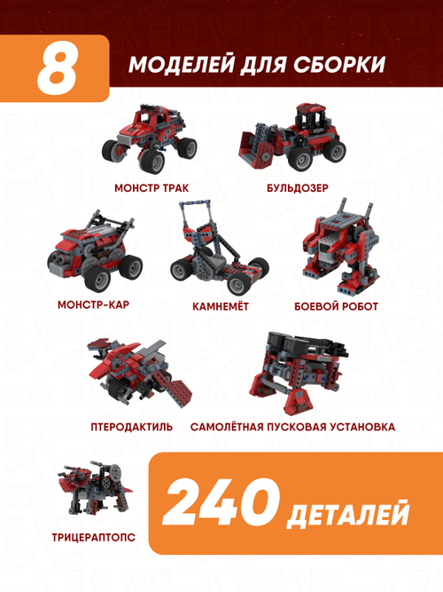 Электронный конструктор Apitor Robot B 8в1