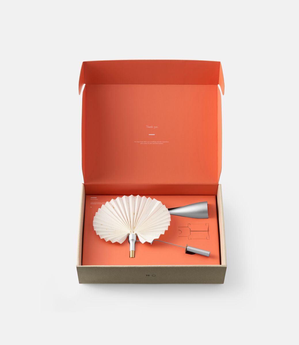 Antou Kami Kinectic Diffuser White Ginkgo — кинетический аромадиффузор