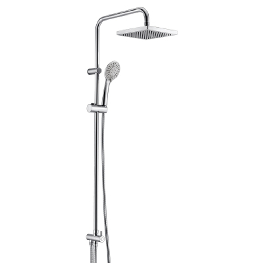 Комплект душевой Wasserkraft серебряный 20х51,6х116,1 см