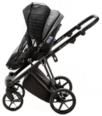 Детская коляска Adamex Belissa 3 в 1 B-PS34 (Т.СЕР.ТК+ГРАФИТ ПЕРЛ.ПЕРФ.КОЖА)