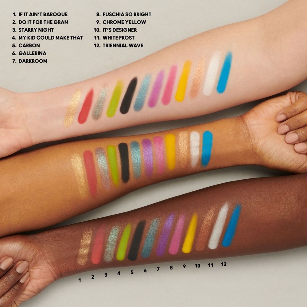 MAC Cosmetics Connect In Colour Eye Shadow Palette 12 shades - палитра теней для век, 12,2 g