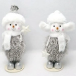 Фигурка «Зимний снеговик» 25 см, Серебро (микс дизайнов)