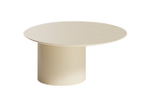 Столик Type D 80 см со смещенным основанием D 39 см (молочный)