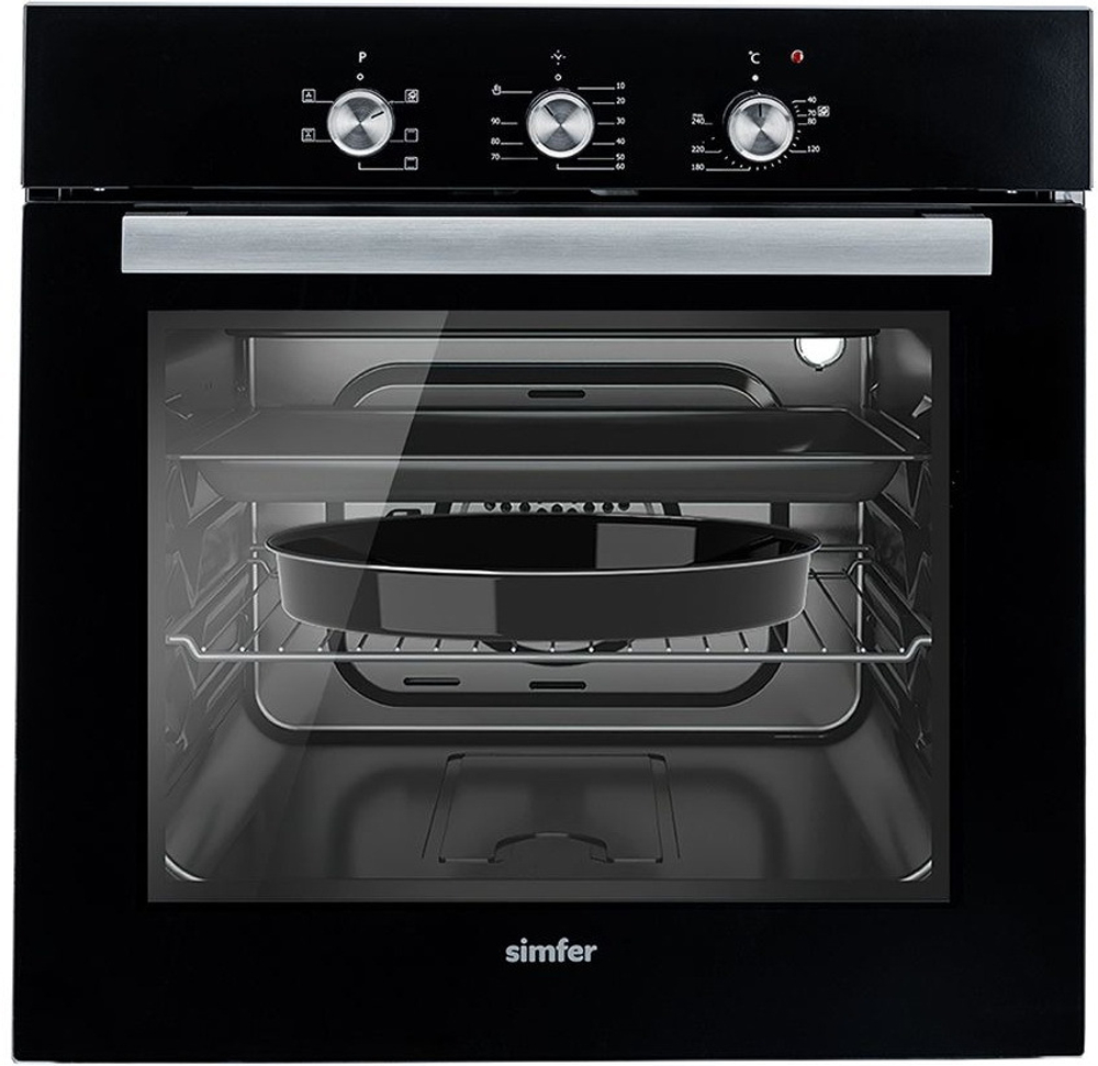 Электрический духовой шкаф Simfer B6EB16023 черный