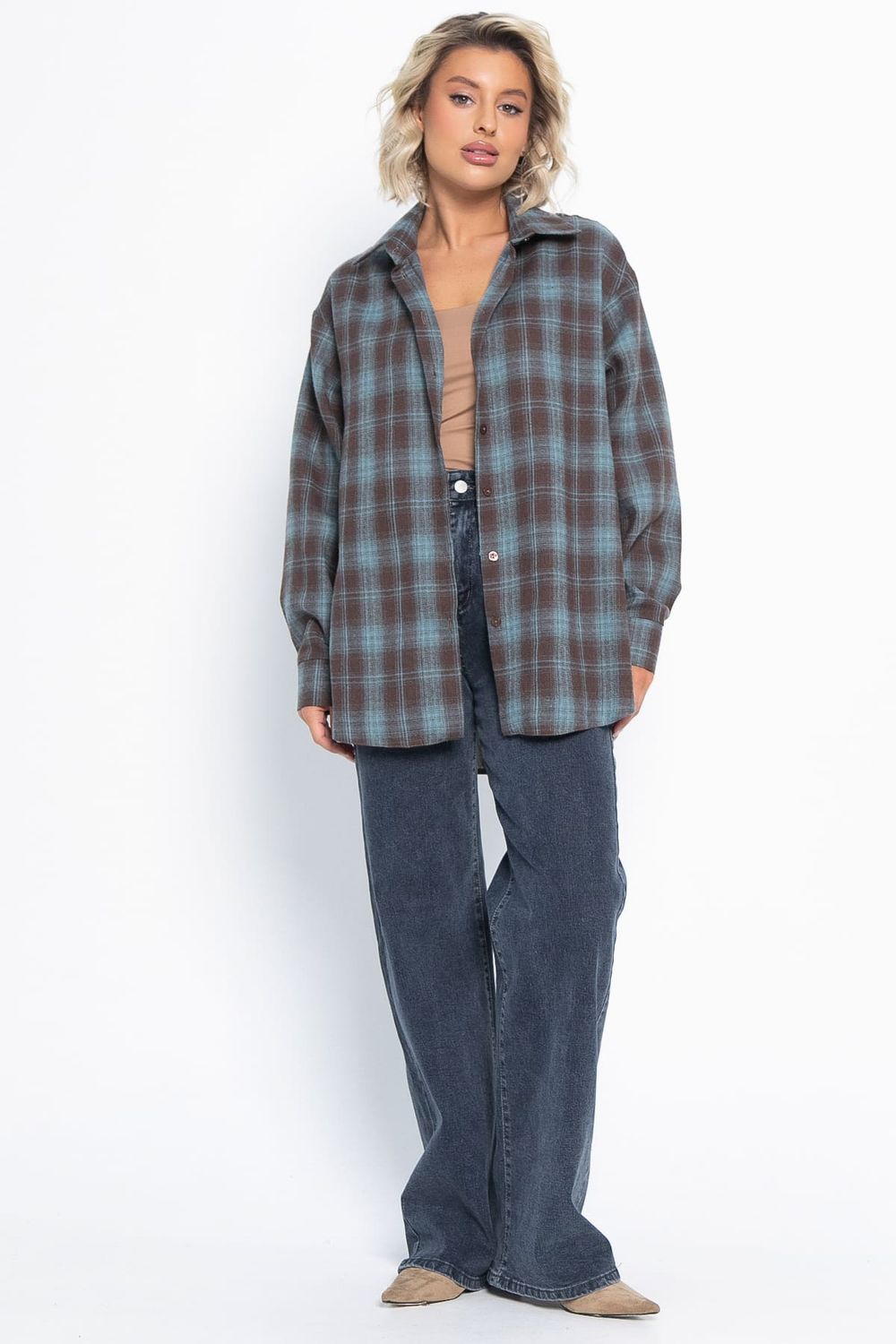 Рубашка Дэлли (шоколад) Б15108-7М LT Collection