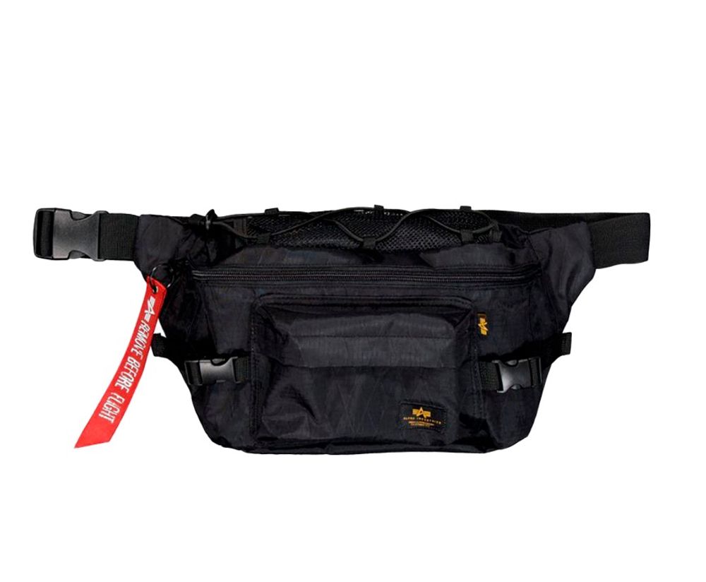 Сумка Alpha Industries Combat Waist Bag Black (Черный)