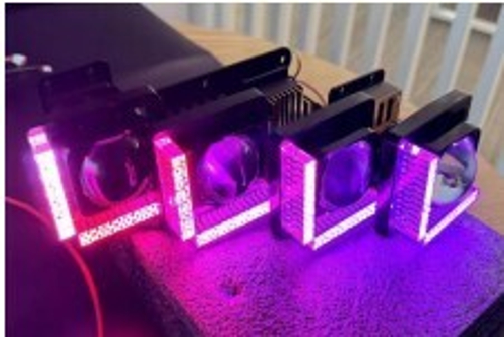 5D Маски (бленды) 1.5 дюйма с ангельскими глазками для matrix bi-led, 1 драйвер на 8 масок (комплект)