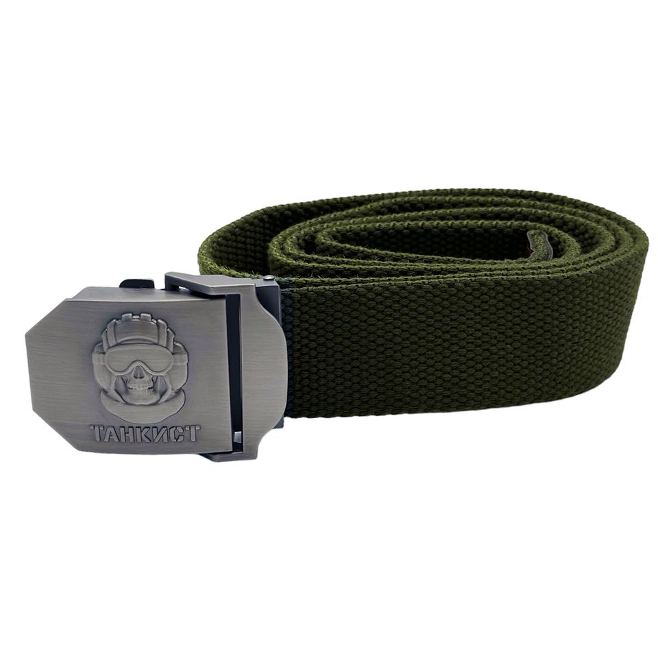 Ремень тактический брючный Танкист (олива)