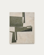 Fida Зеленый абстрактный холст 118 x 94 см