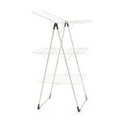 Сушилка трехъярусная Brabantia напольная слоновая кость вид сбоку