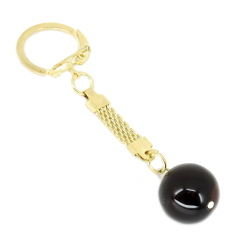 Брелок агат черный