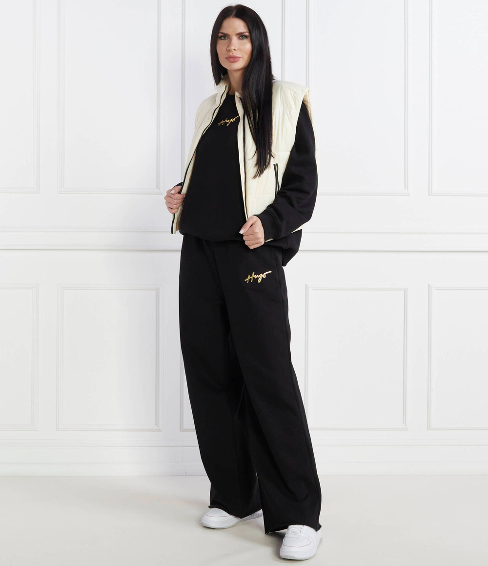 Спортивные штаны Nasuede_2 HUGO - черный(50508560)