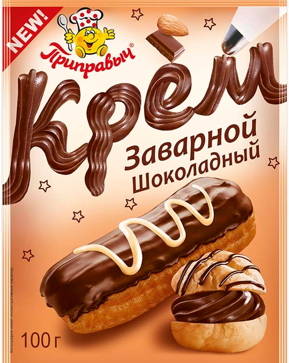 крем заварной ШОКОЛАД 100гр (1х16) Приправыч