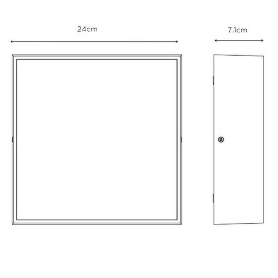 Потолочный светодиодный светильник Lucide Roxane 27816/10/29