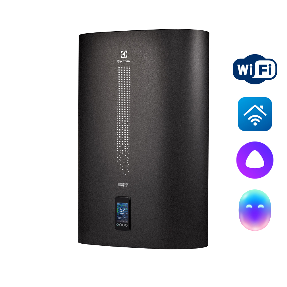 Электрический накопительный водонагреватель Electrolux EWH 80 SmartInverter Grafit