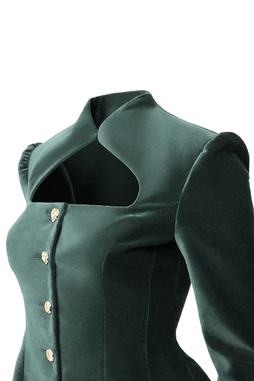 “Velvet moon” Жакет приталенный из шелковистого бархата