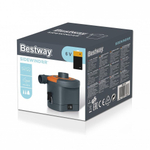 Насос воздушный электрический, 3 насадки, на батарейках, 430 л/м, Bestway, Sidewinder D Cell, 62141