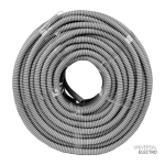 Труба гофр, ПВХ с протяжкой d16 мм (100 м) серая EKF-Plast