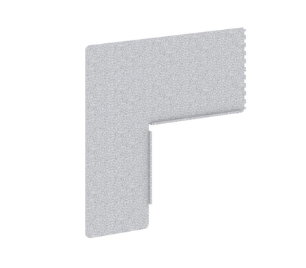 Боковая панель-ширма для стола глубиной 600 (для столешниц расположенных в ряд) AcustiX