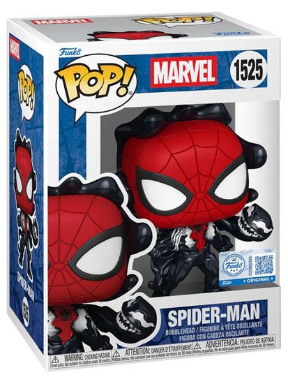 Фигурка Funko POP! Bobble Marvel Spider-Man (Symbiote Bonding) (Exc) (1525) 87250