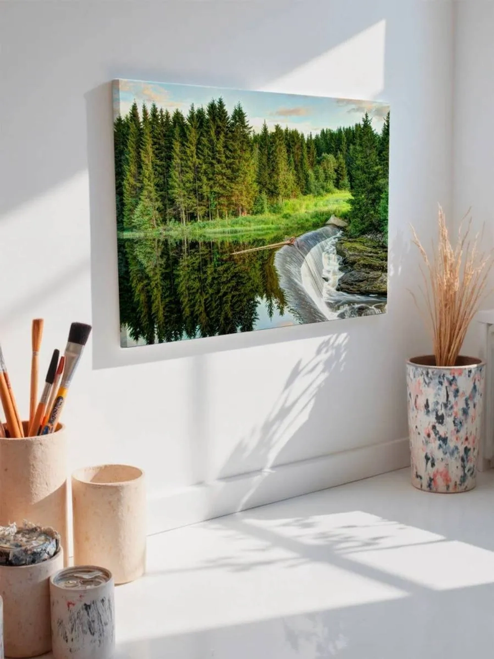 Картина на стену 40 X 50 Пейзаж лес