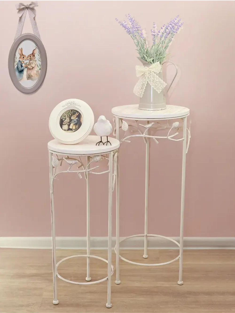 Подставки для цветов напольные "Прованс" 2 шт