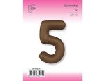 Ф ЦИФРА 5 40" SLIM Choco Brown
