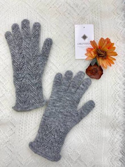Перчатки ажурные ПЧ237-03 серый