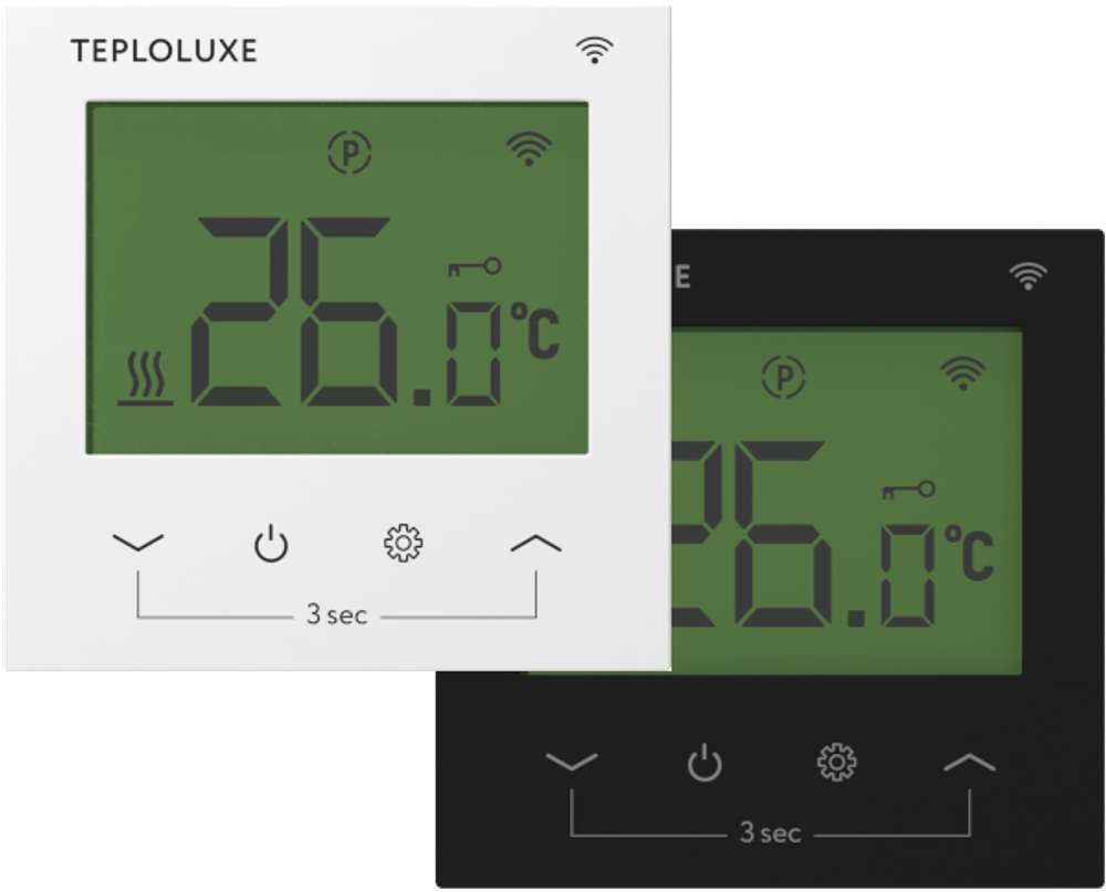 Терморегулятор электронный Теплолюкс Pontus WiFi белый