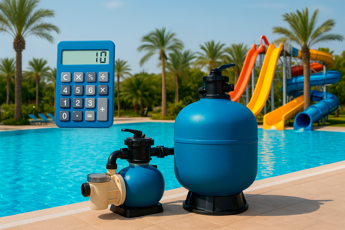 Калькулятор фильтрации бассейнов