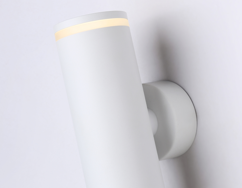 Настенный светильник со сменной лампой GU10 и акрилом FW2488/2 WH белый GU10/2 max 12W 170*55*95