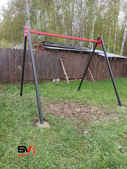 Монтаж уличных качелей Sv Sport