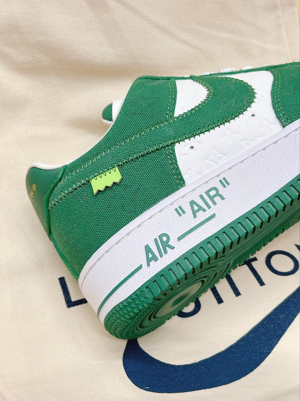 Louis Vuitton and Nike Air Force