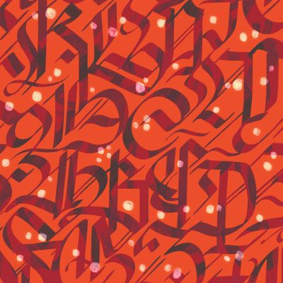 Красная подпись