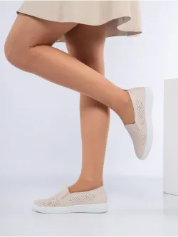 Мокасины летние с перфорацией