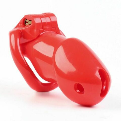 Красный мужской пояс верности «Оки-Чпоки» (Цвет: красный)