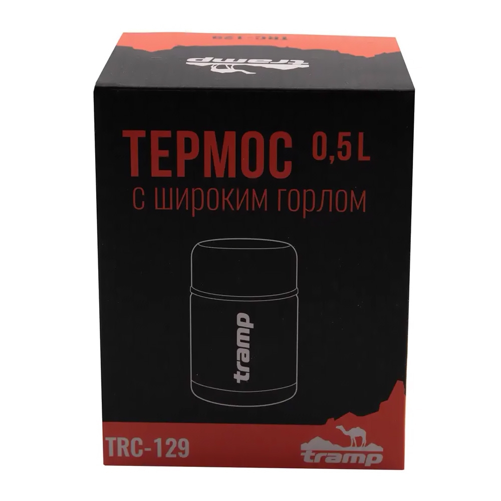 Tramp Термос с широким горлом 0.5 л, TRC-129, серый