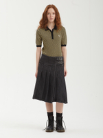 Мужкое Поло Chequerboard Knitted Shirt