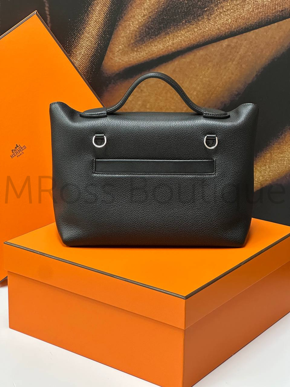 Женская сумка Hermes черного цвета