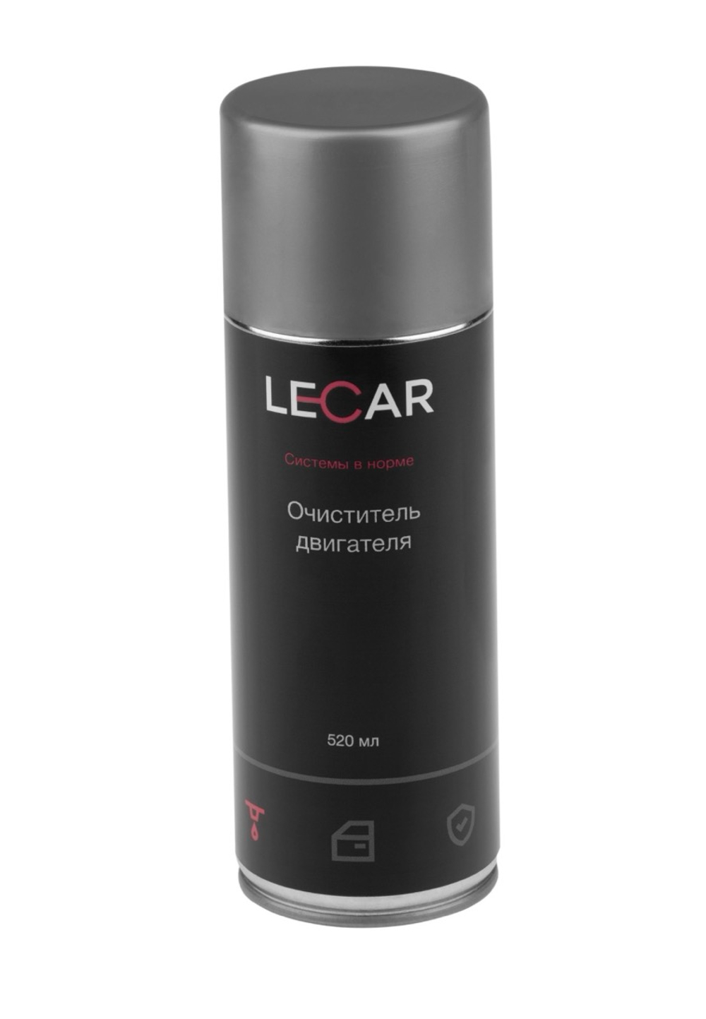 Очиститель двигателя Lecar аэрозоль 520 мл