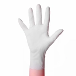 Перчатки нитриловые смотровые нестерильные SitekMed размер L белый 50 пар