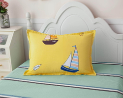 Детское постельное белье Sofi De MarkO Кораблики желтое