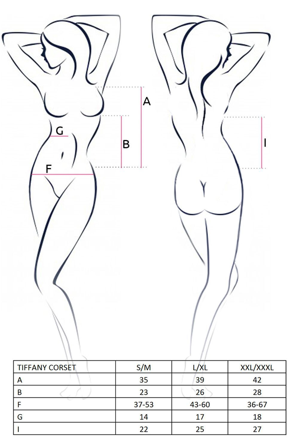 Tiffany corset Red Avanua