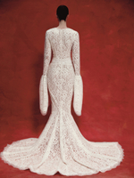 Платье макси из кружева