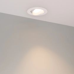 Светильник MS-ATOLL-BUILT-TURN-R94-10W Warm3000 (WH, 60 deg, 230V) (Arlight, IP54 Металл, 5 лет) 044603