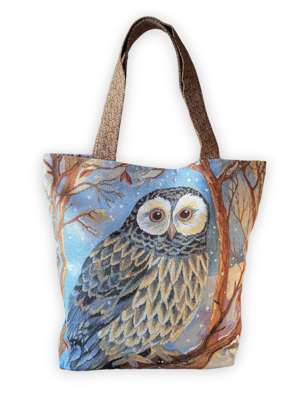 Гобеленовая сумка Сова Букля (39х39х12)