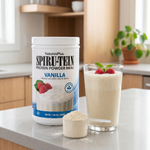 NaturesPlus, Spiru-Tein®, протеиновый порошок, со вкусом ванили, 480 г (1,06 фунта)